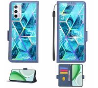 Aroepurt Funda Compatible para Realme GT Neo2T Funda Case Carcasa Soporte [con lámina Protectora HD de dureza 9H] [Bloqueo RFID][Efecto de refracción] LPT-LS