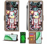 Aroepurt Funda Compatible para Realme GT Neo6 Funda Case Carcasa Soporte [con lámina Protectora HD de dureza 9H] [Bloqueo RFID][Efecto Luminoso Oscuro] LPT-MXX