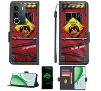 Aroepurt Funda Compatible para Realme P3 Lite 4G Funda Case Carcasa Soporte Cover [con 9H Dureza HD Protector Pantalla][Bloqueo RFID][Leuchteffekt] PTH-JGP