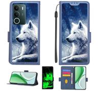 Aroepurt Funda Compatible para Realme P3 Lite 4G Funda Case Carcasa Soporte Cover [con 9H Dureza HD Protector Pantalla][Bloqueo RFID][Leuchteffekt] PTL-Lang