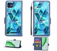 Aroepurt Funda Compatible para Sky Device Elite D5 Funda Case Carcasa Soporte [con lámina Protectora HD de dureza 9H] [Bloqueo RFID][Efecto de refracción] LPT-LS