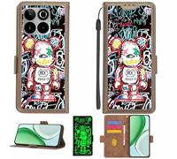 Aroepurt Funda Compatible para Spc Discovery 3 Pro Funda Case Carcasa Soporte [con lámina Protectora HD de dureza 9H] [Bloqueo RFID][Efecto Luminoso Oscuro] LPT-MXX