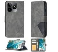Aroepurt Funda Compatible para SPC Discovery 3 SE Funda Case Carcasa Soporte [con 9H Dureza HD Protector Pantalla] BF05 Grey