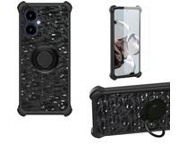 Aroepurt Funda Compatible para SPC Zeus 2 Funda Case Carcasa Soporte Cover [con 9H Dureza HD Protector Pantalla] PC + Silicona Soporte TZZH-Hei