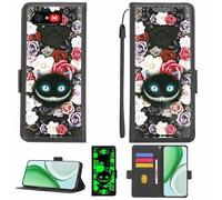 Aroepurt Funda Compatible para Swissvoice C50s Funda Case Carcasa Soporte [con lámina Protectora HD de dureza 9H] [Bloqueo RFID][Efecto Luminoso Oscuro] LPT-LZM