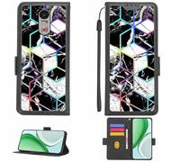 Aroepurt Funda Compatible para swissvoice G55 Funda Case Carcasa Soporte [con lámina Protectora HD de dureza 9H] [Bloqueo RFID][Efecto de refracción] LPT-HS