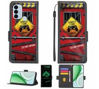 Aroepurt Funda Compatible para Symphony Z55 Funda Case Carcasa Soporte [con lámina Protectora HD de dureza 9H] [Bloqueo RFID][Efecto Luminoso Oscuro] LPT-JGP