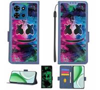 Aroepurt Funda Compatible para Symphony Z70 Funda Case Carcasa Soporte [con lámina Protectora HD de dureza 9H] [Bloqueo RFID][Efecto Luminoso Oscuro] LPT-BQ