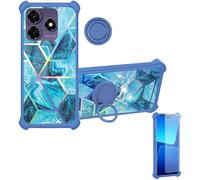 Aroepurt Funda Compatible para Symphony Z72 Funda Case Carcasa Soporte Cover [con 9H Dureza HD Protector Pantalla] PC + Silicona Soporte IMDL-LS