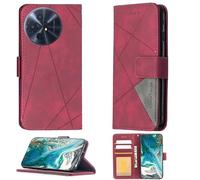 Aroepurt Funda Compatible para TCL 50 XL Nxtpaper 5G T704Sp Funda Case Carcasa Soporte [con 9H Dureza HD Protector Pantalla] BF05 Red