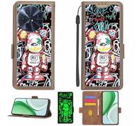 Aroepurt Funda Compatible para TCL 50 XL Nxtpaper 5G T704Sp Funda Case Carcasa Soporte [con lámina Protectora HD de dureza 9H] [Bloqueo RFID][Efecto Luminoso Oscuro] LPT-MXX