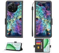 Aroepurt Funda Compatible para TCL 60 Se Nxtpaper 5G T521N T521D Funda Case Carcasa Soporte [con lámina Protectora HD de dureza 9H] [Bloqueo RFID][Efecto de refracción] LPT-HTT