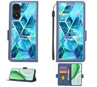 Aroepurt Funda Compatible para T lcatel A11 SE T452Q Funda Case Carcasa Soporte Cover [con 9H Dureza HD Protector Pantalla][Bloqueo RFID][Farbenfrohes reflektiertes Licht] PTL-LS