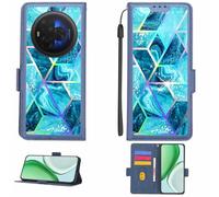 Aroepurt Funda Compatible para TCL NXTPAPER 60 Ultra Funda Case Carcasa Soporte [con lámina Protectora HD de dureza 9H] [Bloqueo RFID][Efecto de refracción] LPT-LS