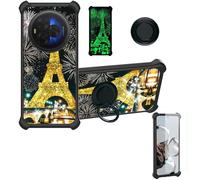 Aroepurt Funda Compatible para TCL NXTPAPER 60 Ultra Funda Case Carcasa Soporte Cover [con 9H Dureza HD Protector Pantalla] PC + Silicona Soporte JSH-TT