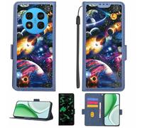 Aroepurt Funda Compatible para Ulefone Note 15 Funda Case Carcasa Soporte [con lámina Protectora HD de dureza 9H] [Bloqueo RFID][Efecto Luminoso Oscuro] LPT-XQ