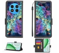 Aroepurt Funda Compatible para Ulefone Note 15 Funda Case Carcasa Soporte [con lámina Protectora HD de dureza 9H] [Bloqueo RFID][Efecto de refracción] LPT-HTT