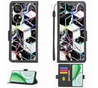 Aroepurt Funda Compatible para Ulefone Note 17 Pro Funda Case Carcasa Soporte [con lámina Protectora HD de dureza 9H] [Bloqueo RFID][Efecto de refracción] LPT-HS