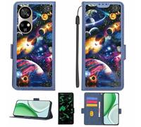 Aroepurt Funda Compatible para Ulefone Note 17 Pro Funda Case Carcasa Soporte [con lámina Protectora HD de dureza 9H] [Bloqueo RFID][Efecto Luminoso Oscuro] LPT-XQ