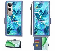 Aroepurt Funda Compatible para Vivo V50 Lite Funda Case Carcasa Soporte [con lámina Protectora HD de dureza 9H] [Bloqueo RFID][Efecto de refracción] LPT-LS