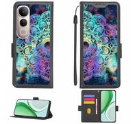 Aroepurt Funda Compatible para Vivo V50 Lite Funda Case Carcasa Soporte [con lámina Protectora HD de dureza 9H] [Bloqueo RFID][Efecto de refracción] LPT-HTT