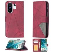 Aroepurt Funda Compatible para Vivo X200 Fe V2505 V2503 Funda Case Carcasa Soporte [con 9H Dureza HD Protector Pantalla] BF05 Red