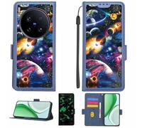 Aroepurt Funda Compatible para Vivo X200 Ultra V2454Da V2454A Funda Case Carcasa Soporte [con lámina Protectora HD de dureza 9H] [Bloqueo RFID][Efecto Luminoso Oscuro] LPT-XQ