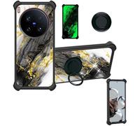 Aroepurt Funda Compatible para Vivo X200 Ultra V2454Da V2454A Funda Case Carcasa Soporte Cover [con 9H Dureza HD Protector Pantalla] PC + Silicona Soporte JSH-HDL