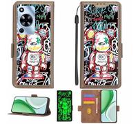 Aroepurt Funda Compatible para Wiko Hi Enjoy 70 5G Funda Case Carcasa Soporte [con lámina Protectora HD de dureza 9H] [Bloqueo RFID][Efecto Luminoso Oscuro] LPT-MXX