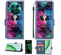 Aroepurt Funda Compatible para Wiko Hi Enjoy 70 Pro 5g Funda Case Carcasa Soporte [con lámina Protectora HD de dureza 9H] [Bloqueo RFID][Efecto Luminoso Oscuro] LPT-BQ