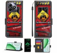 Aroepurt Funda Compatible para Wiko Hi Enjoy 80S Funda Case Carcasa Soporte [con lámina Protectora HD de dureza 9H] [Bloqueo RFID][Efecto Luminoso Oscuro] LPT-JGP