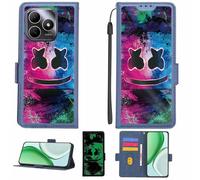 Aroepurt Funda Compatible para Wiko Hi Enjoy 80S Funda Case Carcasa Soporte [con lámina Protectora HD de dureza 9H] [Bloqueo RFID][Efecto Luminoso Oscuro] LPT-BQ