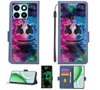 Aroepurt Funda Compatible para ZTE Blade A55 Z2450 Funda Case Carcasa Soporte [con lámina Protectora HD de dureza 9H] [Bloqueo RFID][Efecto Luminoso Oscuro] LPT-BQ