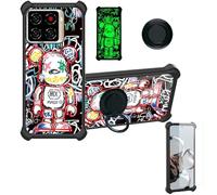 Aroepurt Funda Compatible para Zte Blade A56 Funda Case Carcasa Soporte Cover [con 9H Dureza HD Protector Pantalla] PC + Silicona Soporte YGH-MXX