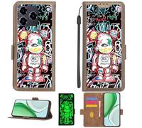 Aroepurt Funda Compatible para ZTE Blade A56 Pro Z2474 Funda Case Carcasa Soporte Cover [con 9H Dureza HD Protector Pantalla][Bloqueo RFID][Leuchteffekt] PTZ-MXX