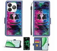 Aroepurt Funda Compatible para Zte Blade V60 Smart Funda Case Carcasa Soporte [con lámina Protectora HD de dureza 9H] [Bloqueo RFID][Efecto Luminoso Oscuro] LPT-BQ