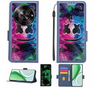 Aroepurt Funda Compatible para Zte Nubia Focus Z2455 Funda Case Carcasa Soporte [con lámina Protectora HD de dureza 9H] [Bloqueo RFID][Efecto Luminoso Oscuro] LPT-BQ