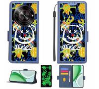 Aroepurt Funda Compatible para Zte Nubia Focus Z2455 Funda Case Carcasa Soporte [con lámina Protectora HD de dureza 9H] [Bloqueo RFID][Purpurina Dorada + Brillante] LPT-TYX