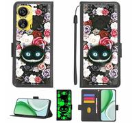 Aroepurt Funda Compatible para ZTE Nubia Neo 3 5G Funda Case Carcasa Soporte [con lámina Protectora HD de dureza 9H] [Bloqueo RFID][Efecto Luminoso Oscuro] LPT-LZM