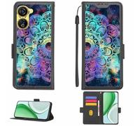 Aroepurt Funda Compatible para ZTE Nubia Neo Funda Case Carcasa Soporte [con lámina Protectora HD de dureza 9H] [Bloqueo RFID][Efecto de refracción] LPT-HTT