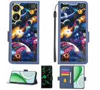 Aroepurt Funda Compatible para ZTE Nubia Neo Funda Case Carcasa Soporte [con lámina Protectora HD de dureza 9H] [Bloqueo RFID][Efecto Luminoso Oscuro] LPT-XQ