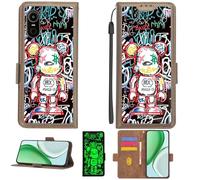 Aroepurt Funda Compatible para ZTE Optus X Start 5 P505 Funda Case Carcasa Soporte Cover [con 9H Dureza HD Protector Pantalla][Bloqueo RFID][Leuchteffekt] PTZ-MXX