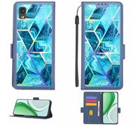 Aroepurt Funda Compatible para ZTE P500 - Optus X Start 2 Funda Case Carcasa Soporte [con lámina Protectora HD de dureza 9H] [Bloqueo RFID][Efecto de refracción] LPT-LS