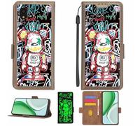 Aroepurt Funda Compatible para Zte P503 Optus X Start 4 Funda Case Carcasa Soporte [con lámina Protectora HD de dureza 9H] [Bloqueo RFID][Efecto Luminoso Oscuro] LPT-MXX