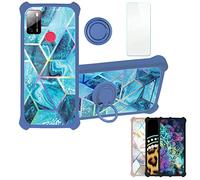 Aroepurt Funda para Qubo P668 Funda Compatible con Qubo P668 Case Carcasa [con 9H Dureza HD Protector Pantalla] PC + Silicona Soporte IMDL-LS