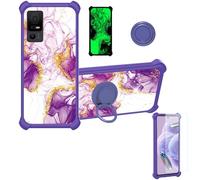 Aroepurt TCL 40 NXTPAPER 5G Funda Compatible con TCL 40 NXTPAPER 5G Case Carcasa Soporte Cover [con 9H Dureza HD Protector Pantalla] PC + Silicona JSZ-ZDL