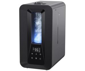 AROEVE 5L Humidificador Bebes, Ultrasónico Niebla Fría con Difusor de Aromas, Higrostato Inteligente, Luz Nocturna, 50H Duración, Apagado Automático, 25dB Silencioso para Dormitorio Oficina y Plantas