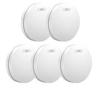 Aroha Link Detector de Calor/Humo Interconectado - Batería de 10 Años - Alarma de Incendios, Sensor de Humo para Casa - 5 Piezas