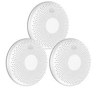 Aroha Safety Pro Detector de Humo y Monóxido de Carbono - Batería de 10 Años - Alarma Doméstica de Monóxido de Carbono, Alarma de Incendio - 3 Piezas