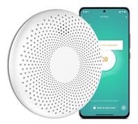 Aroha Smart Connect Detector de Humo y Monóxido de Carbono WiFi - Batería de 10 Años - Alarma de Monóxido de Carbono & Incendio, Tuya & Smartlife